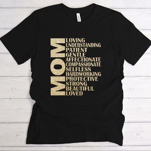 Mother’s Day Tee - blinged gold